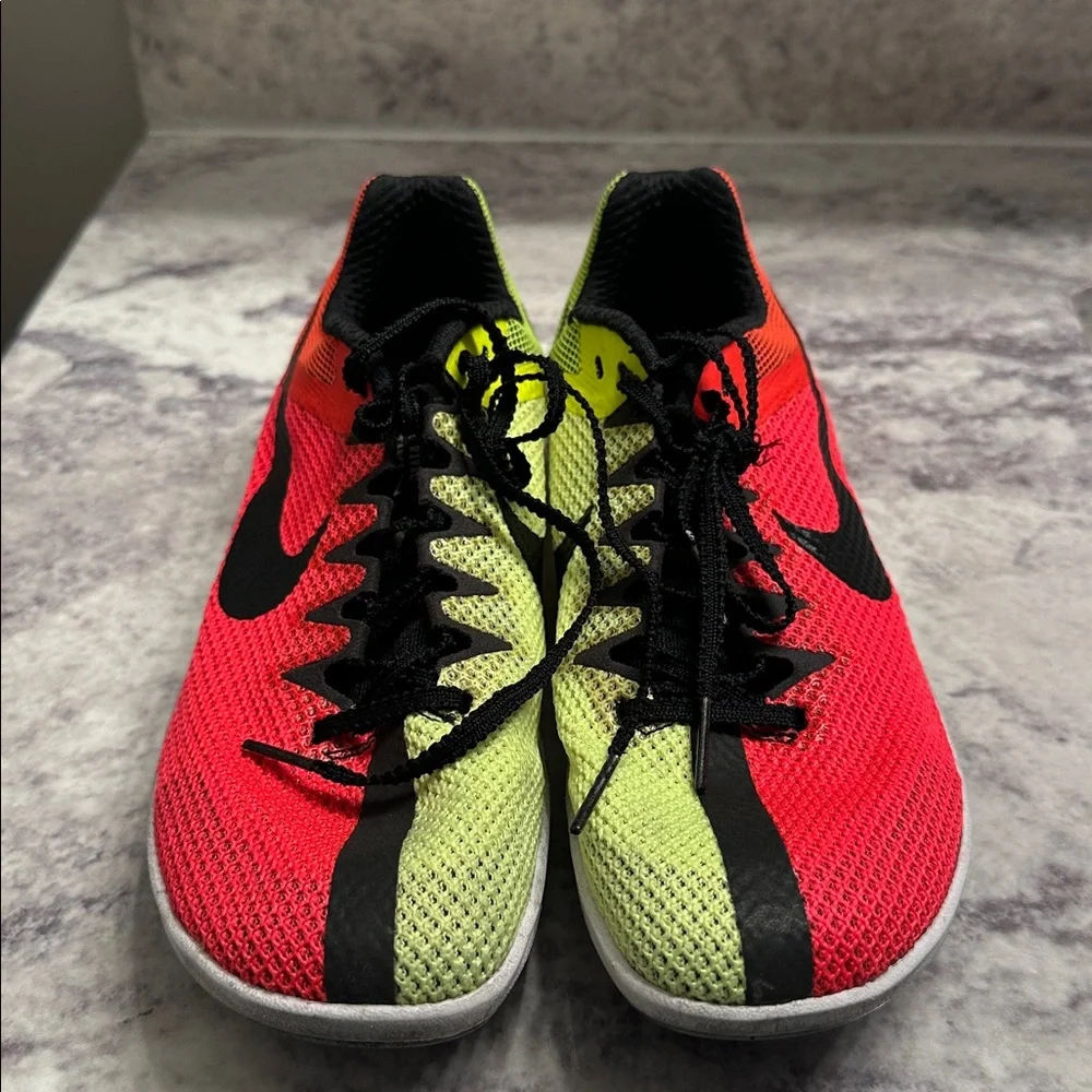 Nike Zoom Rival Distance DC8725-601 Red Volt Running Spikes 6.5